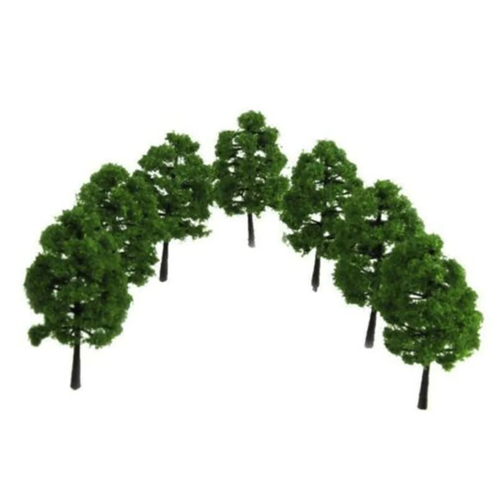 Lot de 20 arbres miniatures (3,5 cm) – Décor réaliste pour maquettes, trains HO/N, dioramas et wargames