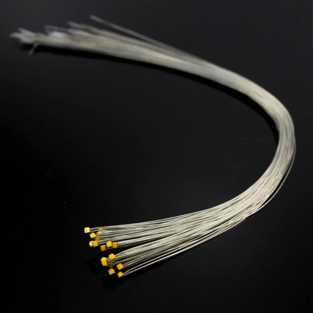 Evemodel 20pcs LED SMD 0605 Bi-couleur Pré-câblées Rouge & Blanc Chaud – Micro-Fils PTFE pour Modélisme et Miniatures