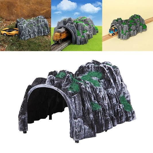 Tunnel de Modélisme Ferroviaire HO 1:87 – Décor Montagne et Sand Table pour Réseaux et Dioramas
