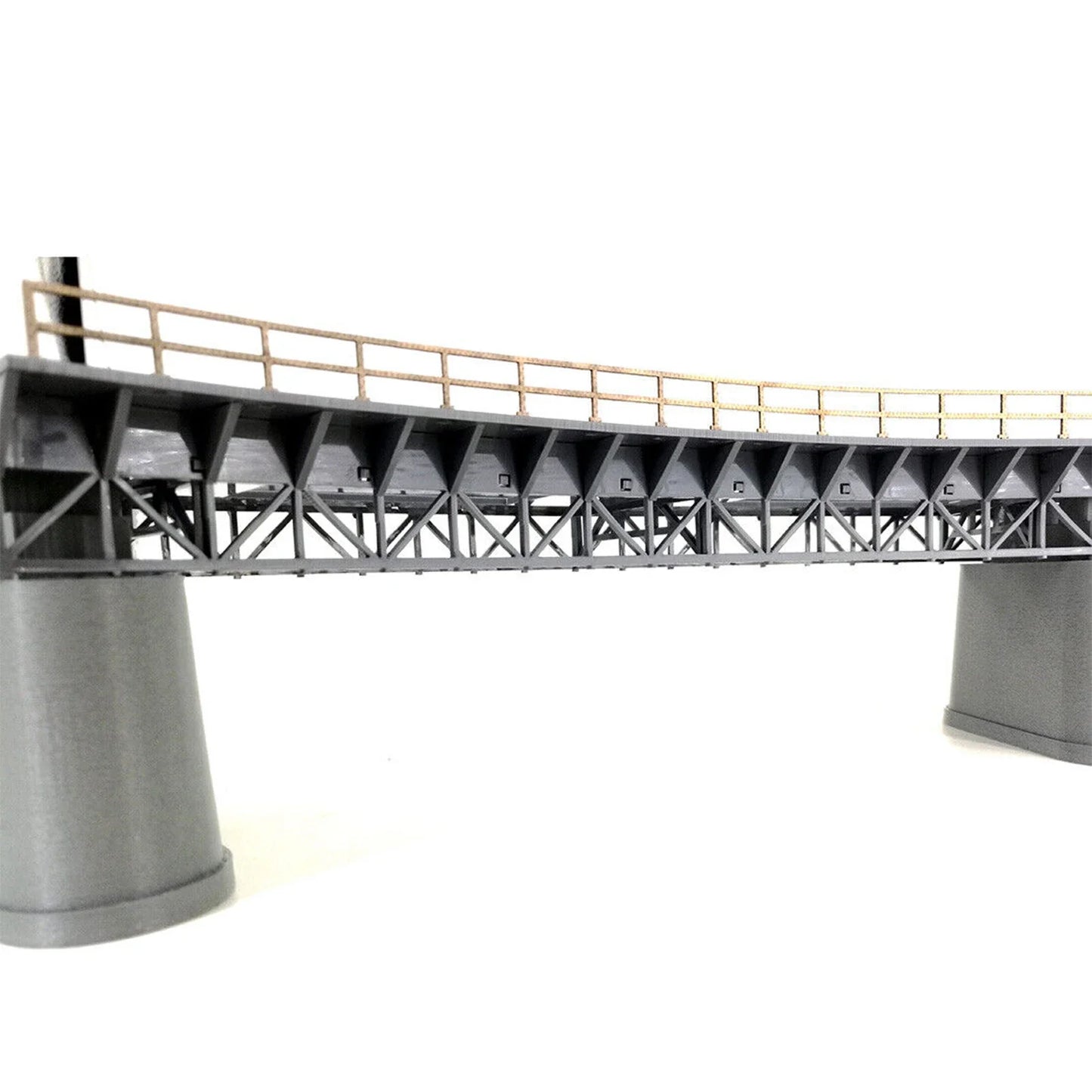 Pont Courbe HO 1:87 – Accessoire de Décoration Ferroviaire pour Maquettes et Dioramas