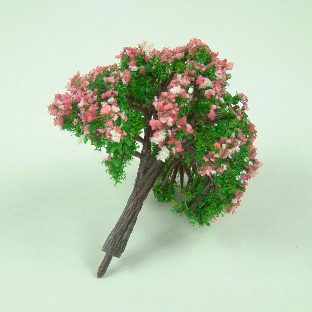 HO 1/87 – Lot de 10 arbres miniatures réalistes (4 cm) – Accessoires décoratifs pour réseau ferroviaire & maquettes