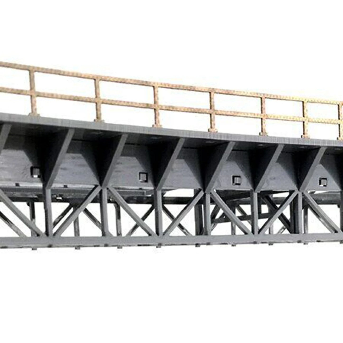 Pont Courbe HO 1:87 – Accessoire de Décoration Ferroviaire pour Maquettes et Dioramas