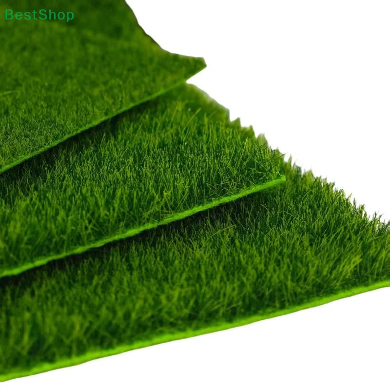 CANAMEK Tapis de Gazon Miniature 15x15 / 30x30 cm – Décor HO/TT pour Diorama et Maquettes