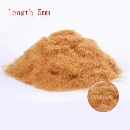 30g Miniature Scene Model Materia Turf Flock Lawn Nylon Grass Powder STATIC GRASS 3MM/ 5MM 8/MM Modeling Hobby Craft Accessory