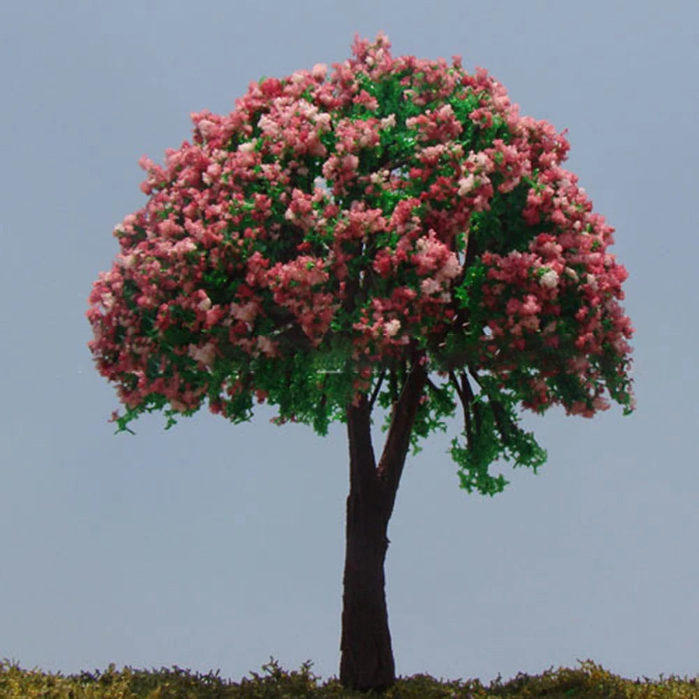 HO 1/87 – Lot de 10 arbres miniatures réalistes (4 cm) – Accessoires décoratifs pour réseau ferroviaire & maquettes